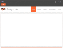 Tablet Screenshot of infinity-code.com